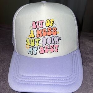 Bit of a mess but doing my best Hat!